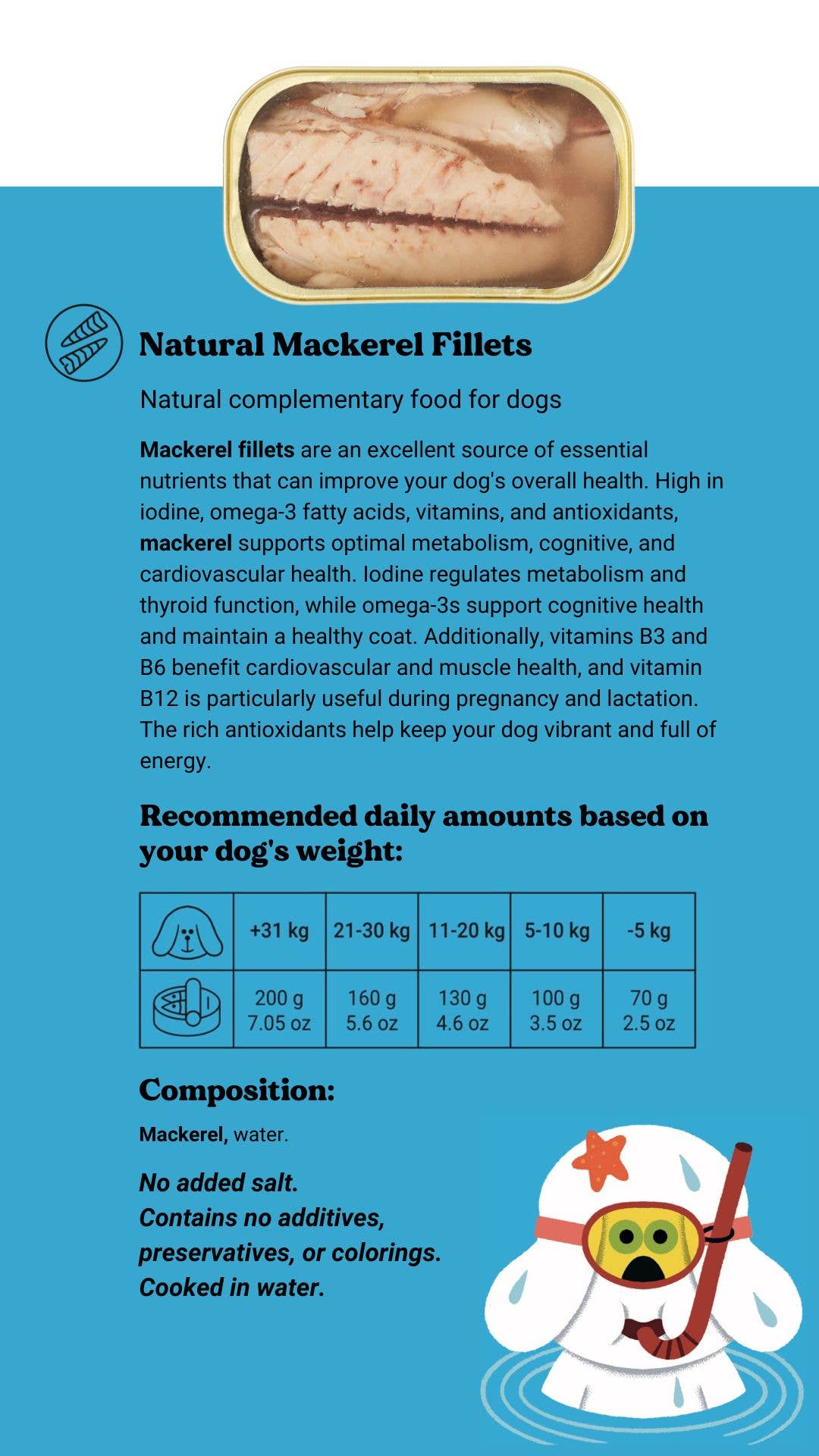 Natural Mackerel Fillets