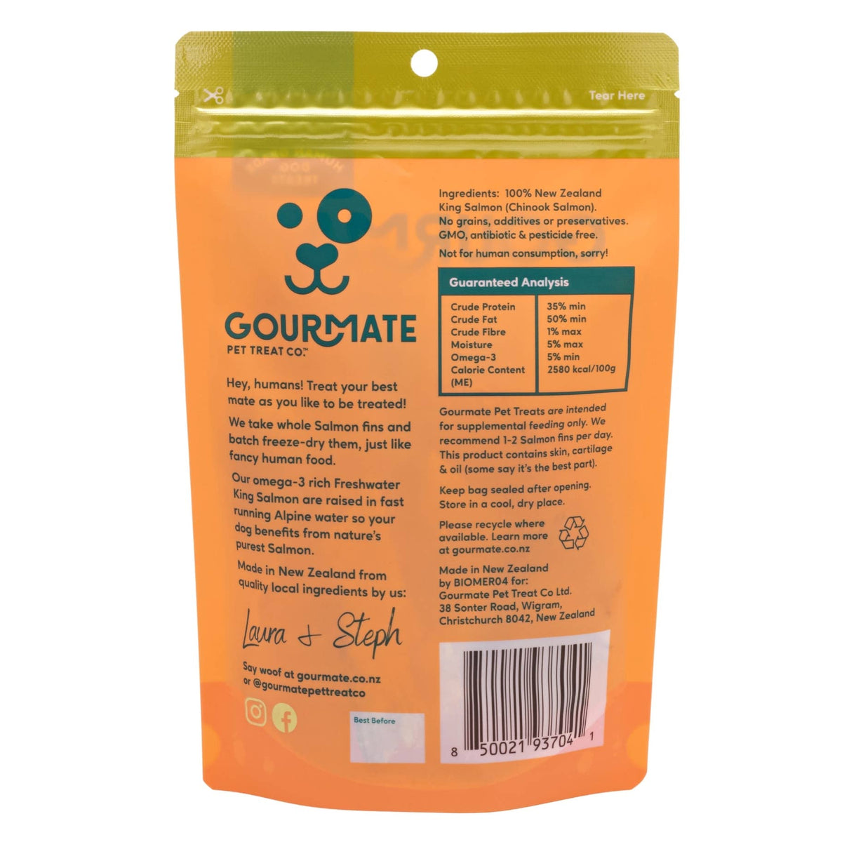 Freeze Dried Alpine Freshwater Salmon Fin