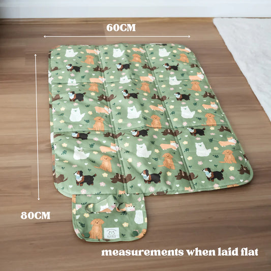 dogs at the park settle mat (standard size)