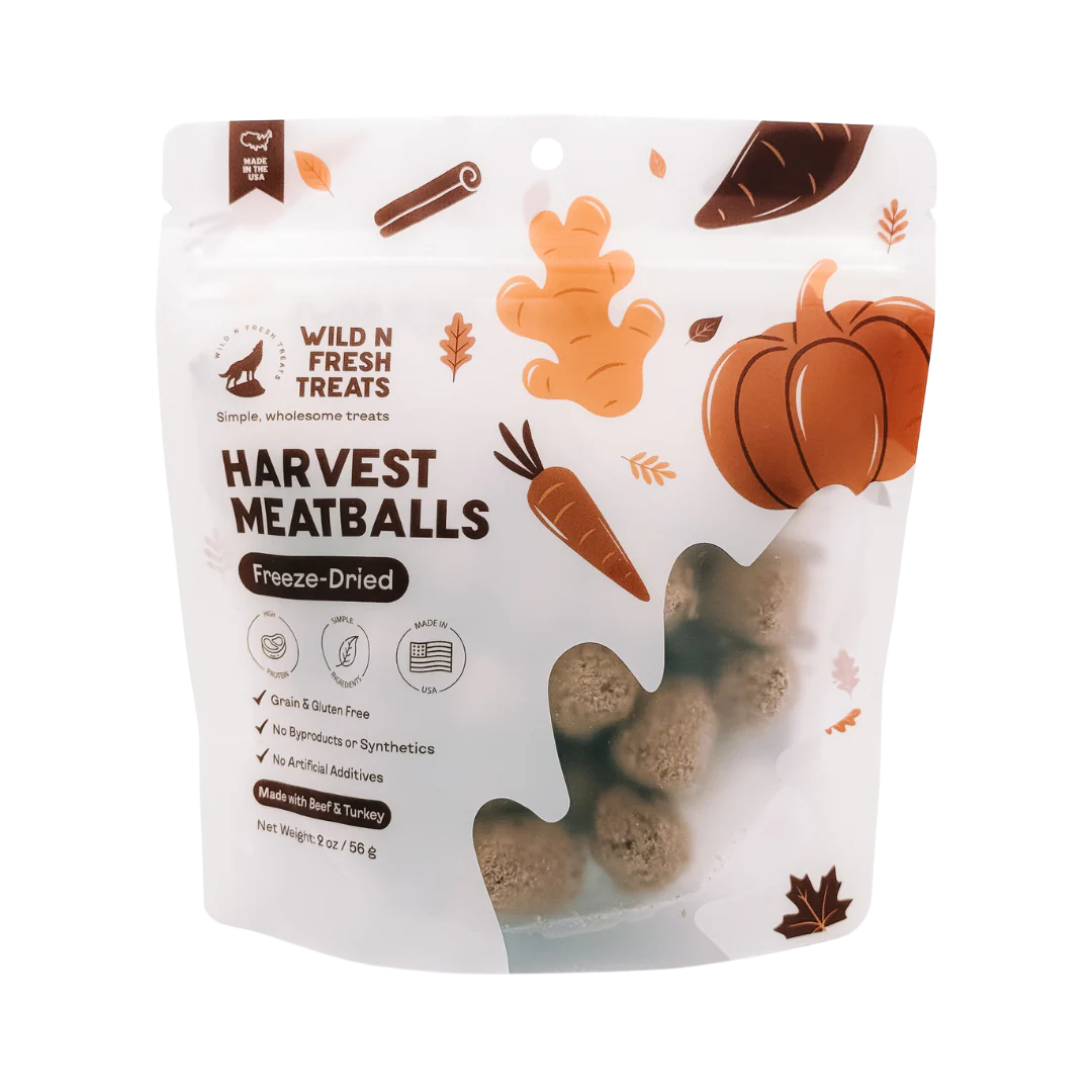 Freeze-Dried Harvest Meatballs (Beef + Turkey)
