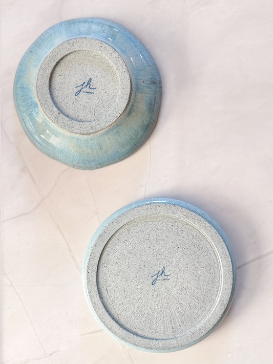 Cat/Petite Pup Fika Set in Light Blue