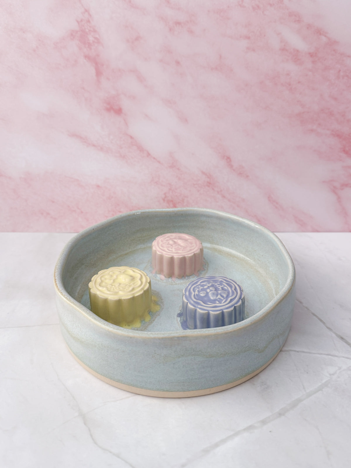 Mid-Autumn Festival Mooncake Slow Feeder (Light Blue)