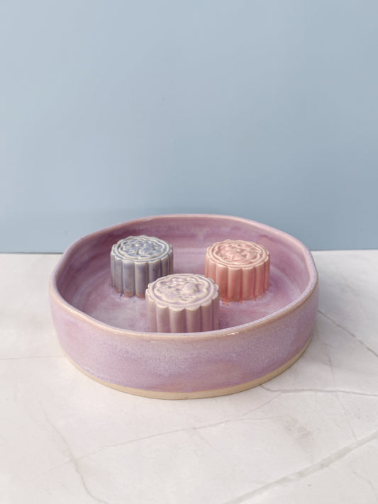 Mid-Autumn Festival Mooncake Slow Feeder (Light Pink)