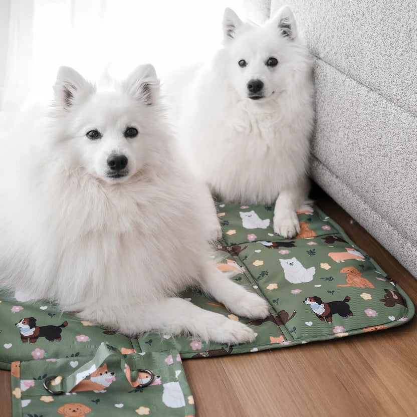 dogs at the park settle mat (standard size)