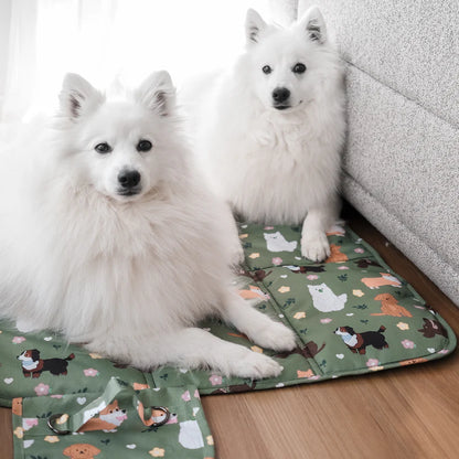 dogs at the park settle mat (standard size)