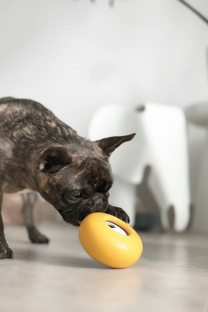 Pebble: All-in-One Dog Toy | Slow Feeder + Treat Dispenser
