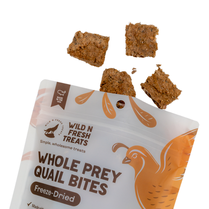 Freeze-Dried Whole Prey Quail Bites