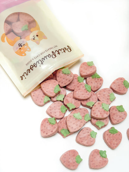 Freeze Dried Strawberry Yogurt Pet Treat for Cats & Dogs 40g