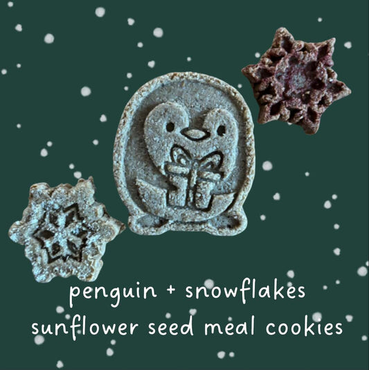 Penguin + Snowflake Cookies Set