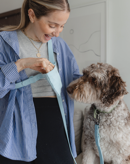 Treat Pouch in Sky Blue