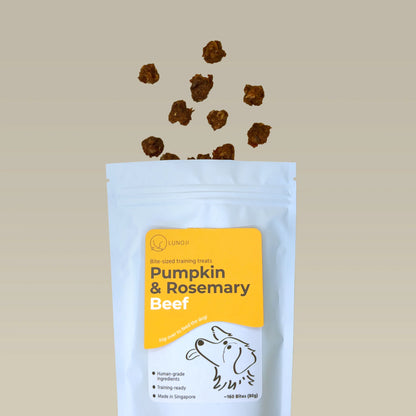Pumpkin & Rosemary Beef  Training Bites