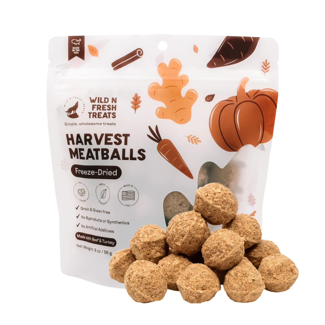 Freeze-Dried Harvest Meatballs (Beef + Turkey)