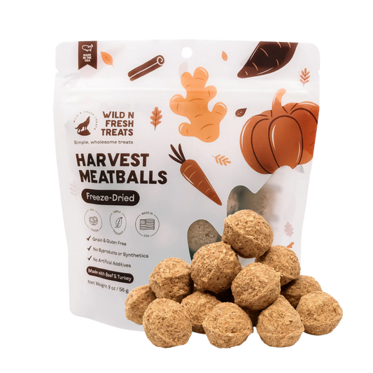 Freeze-Dried Harvest Meatballs (Beef + Turkey)