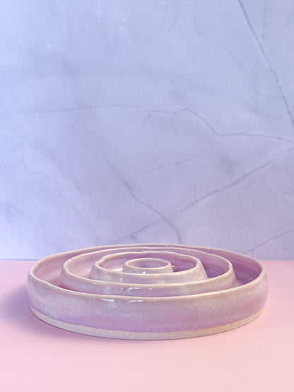 Lunar Pink Small Slow Feeder