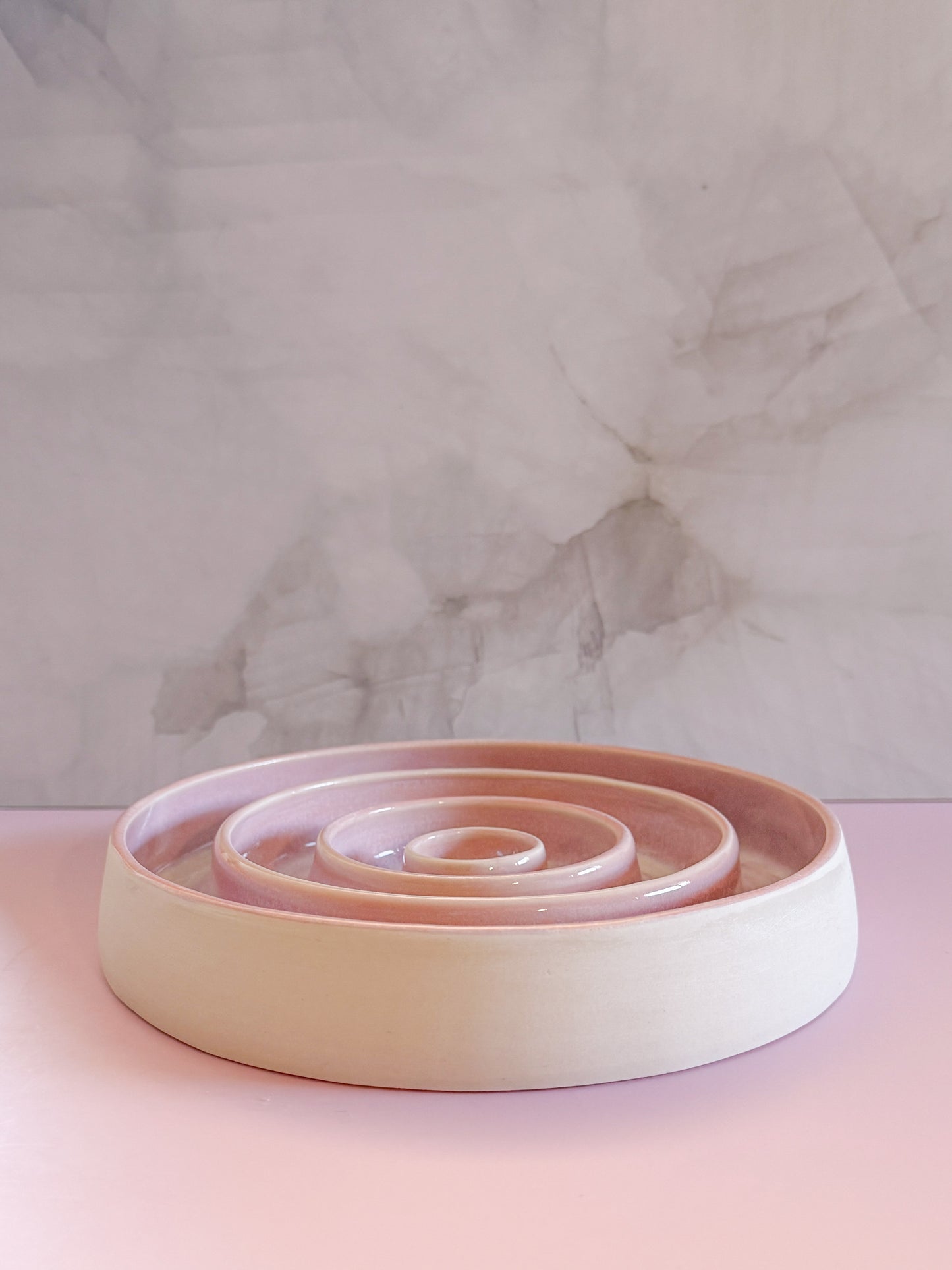 Lunar Pink on Porcelain