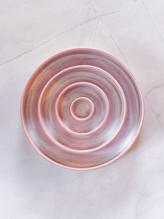 Lunar Pink on Porcelain