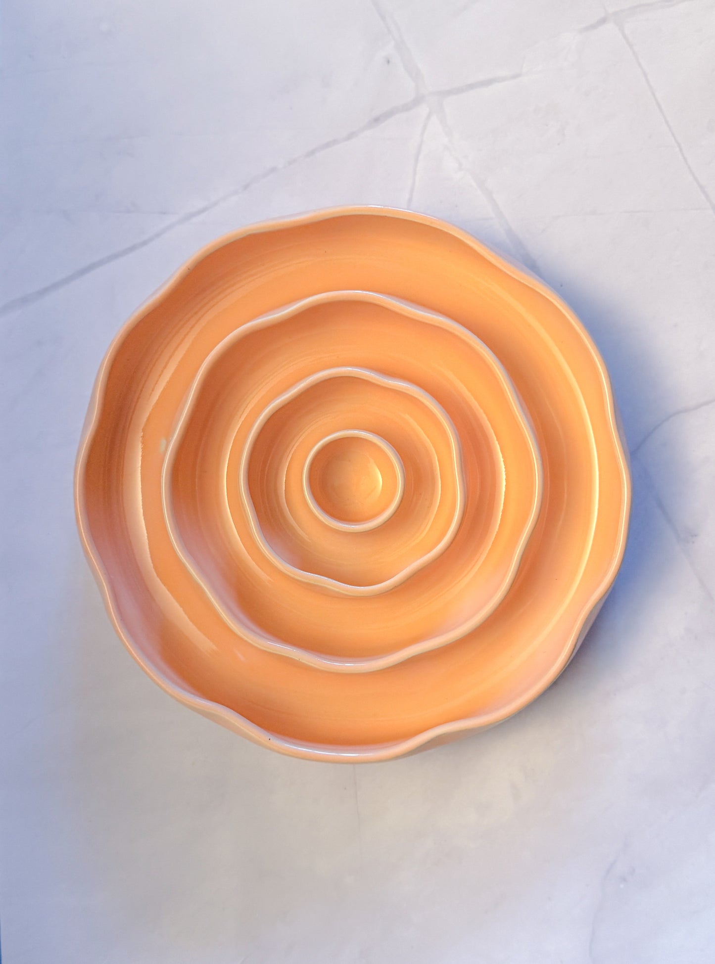 Orange Creamsicle Medium Slow Feeder [SECONDS]