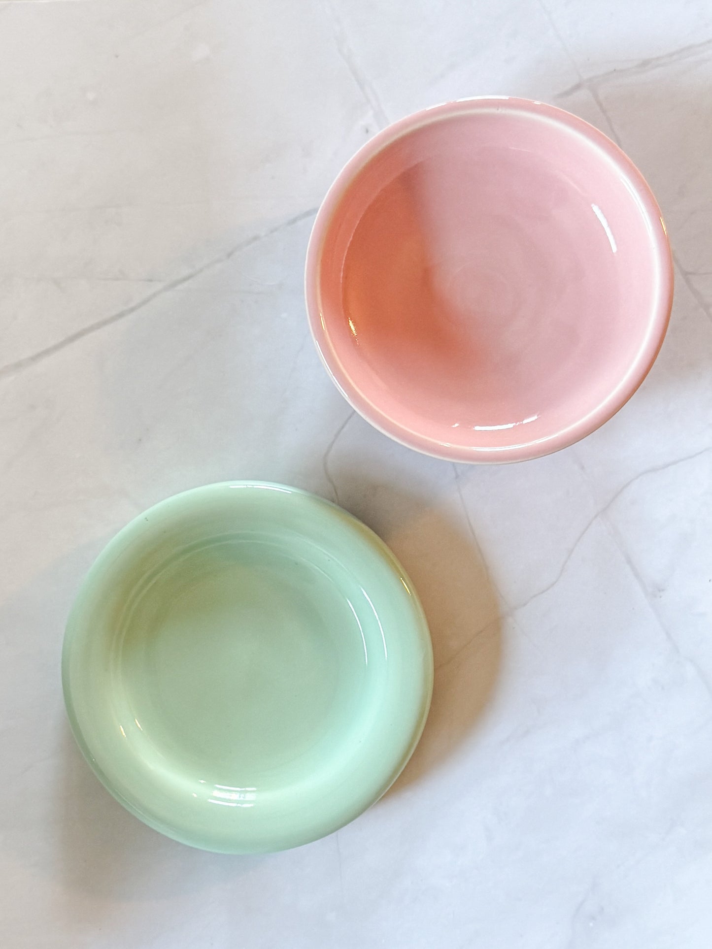 Cat Fika Set in Pink and Mint