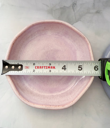 Cat/Petite Pup Fika Set in Lunar Pink and French Blue Lavender