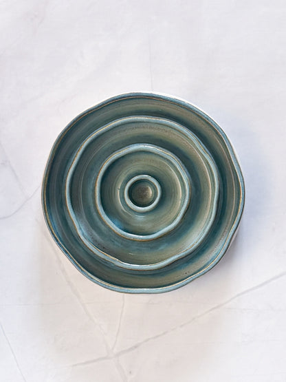 Blue Turquoise Small Slow Feeder