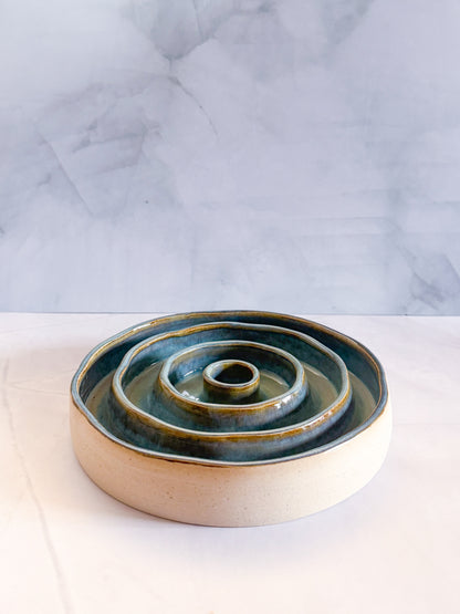 Blue Turquoise Small Slow Feeder