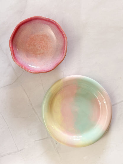 Cat Fika Set in Pink & Colorful Pastel