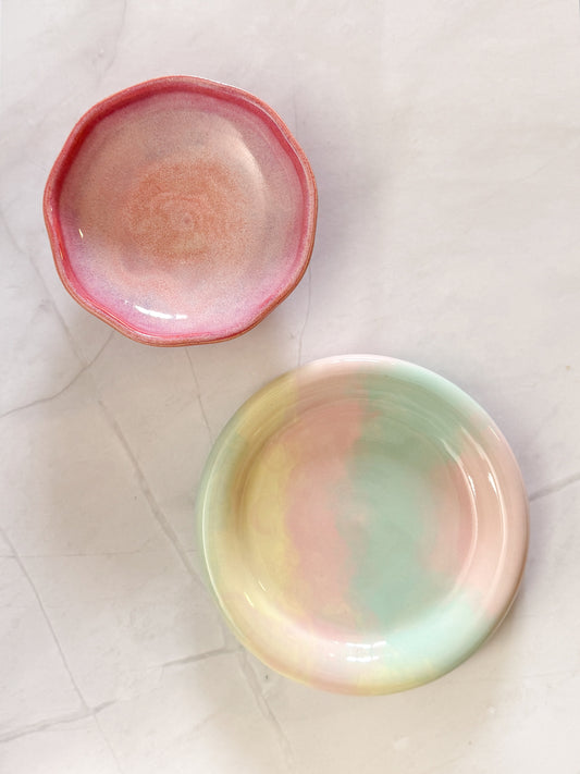 Cat Fika Set in Pink & Colorful Pastel