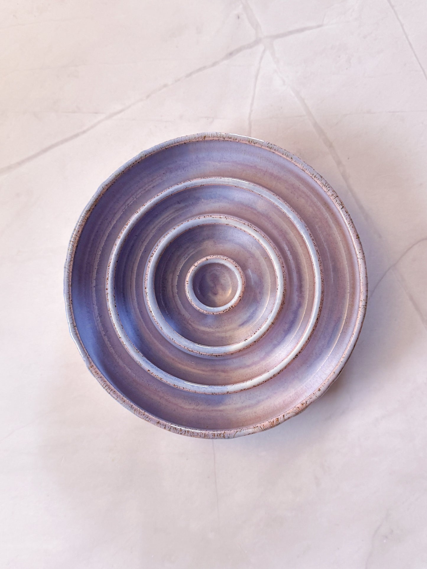 Purple Half & Half X-Small Slow Feeder [SECONDS]