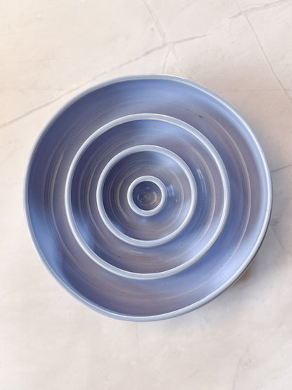 French Blue Lavender Medium Slow Feeder [SECONDS]