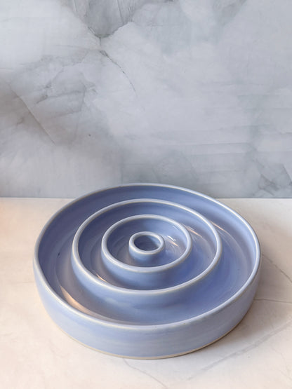 French Blue Lavender Medium Slow Feeder [SECONDS]