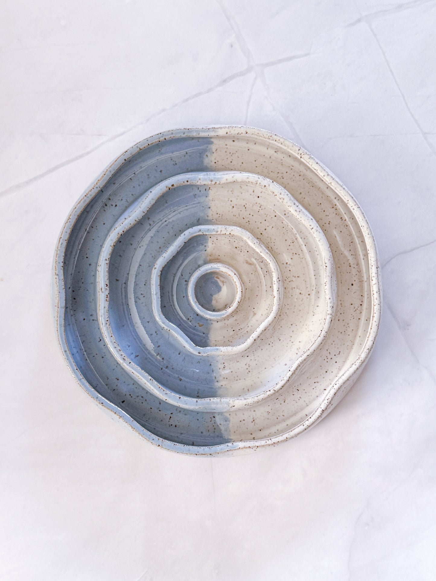 Periwinkle x Off White Medium Slow Feeder