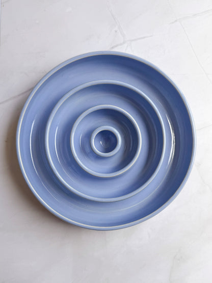 Blue French Lavender Medium Slow Feeder