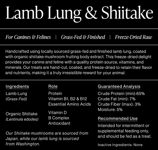Lamb Lung & Shiitake