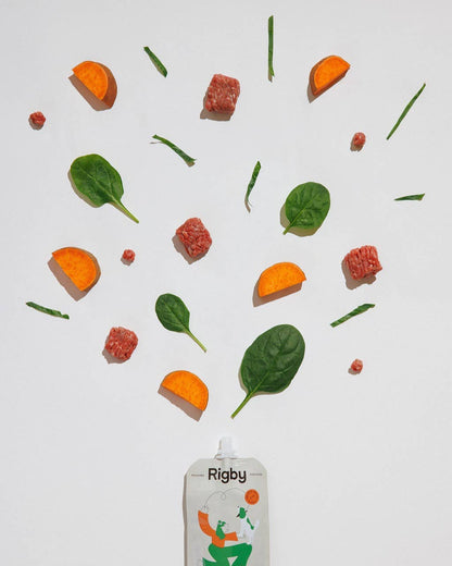 Organic Beef Squeeze Pouch for Dogs - 6 Pack