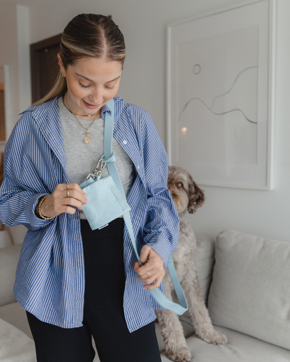 Treat Pouch in Sky Blue