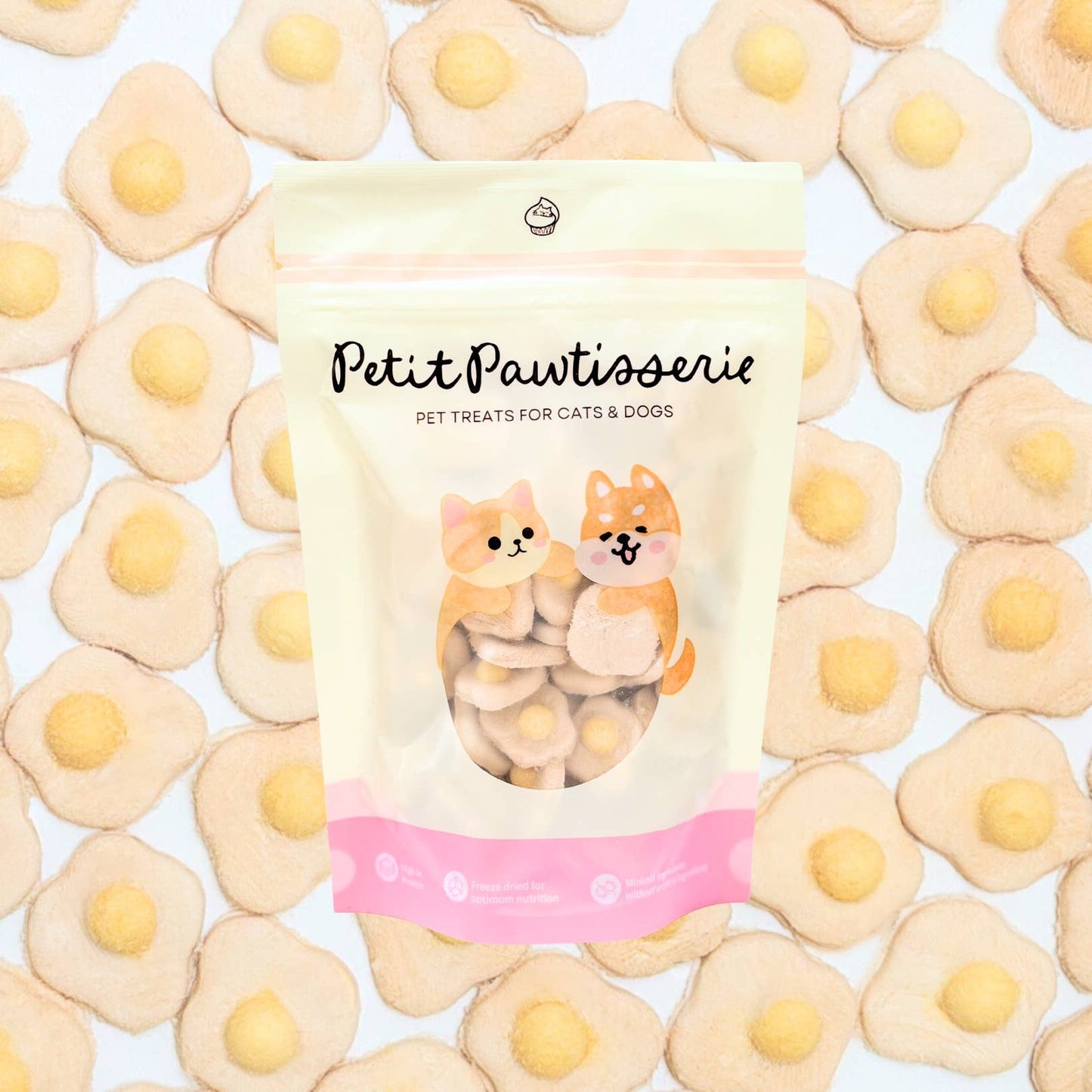 Freeze Dried Chicken Egg Treats for Cats & Dogs 40g